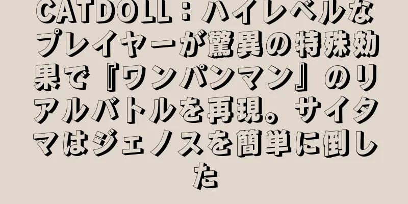 CATDOLL：ハイレベルなプレイヤーが驚異の特殊効果で『ワンパンマン』のリアルバトルを再現。サイタマはジェノスを簡単に倒した