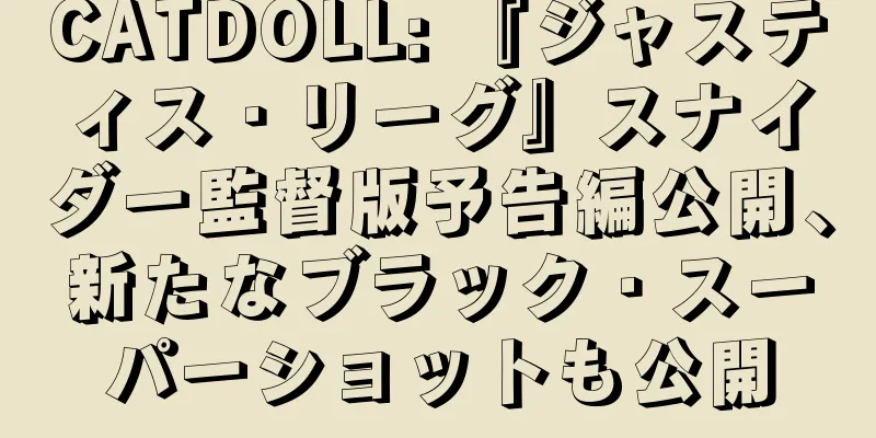 CATDOLL: 『ジャスティス・リーグ』スナイダー監督版予告編公開、新たなブラック・スーパーショットも公開