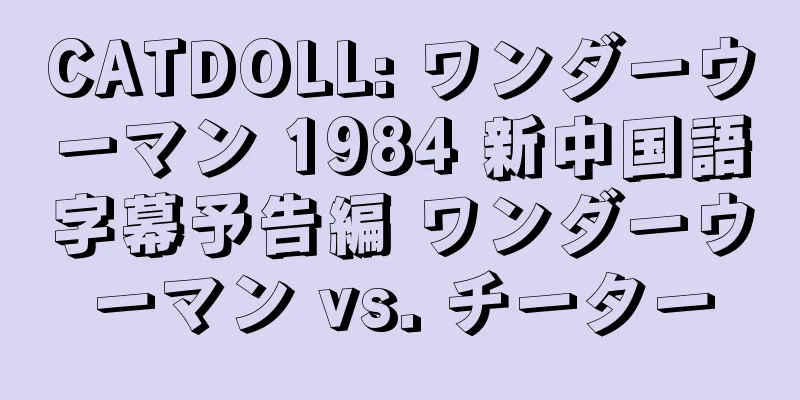 CATDOLL: ワンダーウーマン 1984 新中国語字幕予告編 ワンダーウーマン vs. チーター