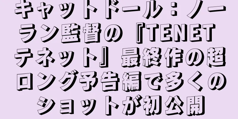 キャットドール：ノーラン監督の『TENET テネット』最終作の超ロング予告編で多くのショットが初公開