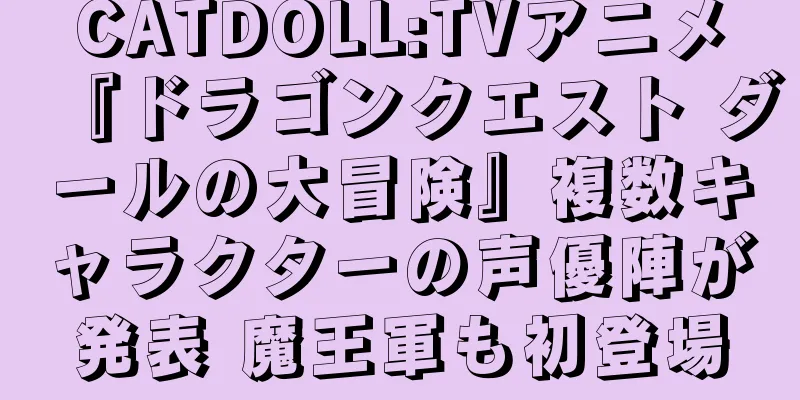 CATDOLL:TVアニメ『ドラゴンクエスト ダールの大冒険』複数キャラクターの声優陣が発表 魔王軍も初登場