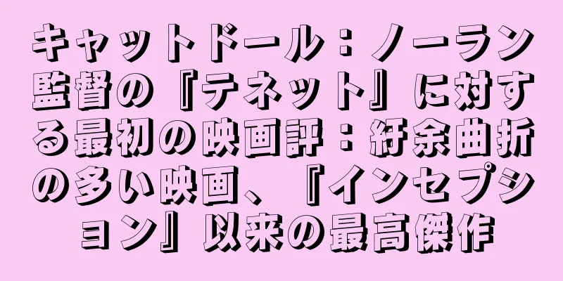 キャットドール：ノーラン監督の『テネット』に対する最初の映画評：紆余曲折の多い映画、『インセプション』以来の最高傑作