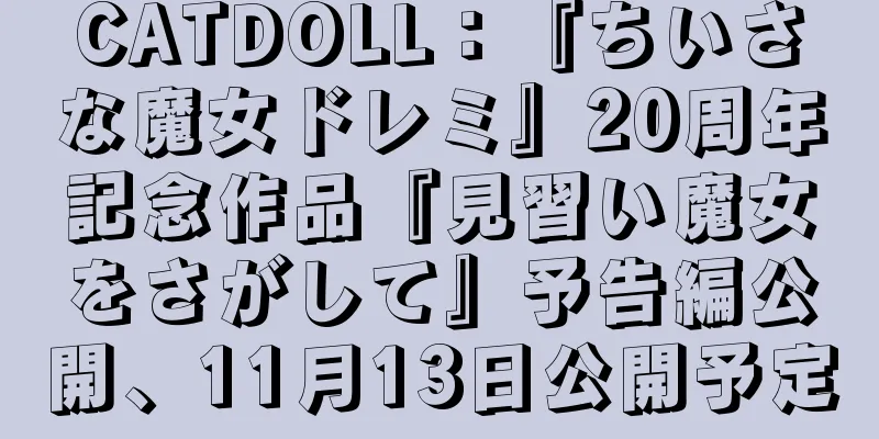 CATDOLL：『ちいさな魔女ドレミ』20周年記念作品『見習い魔女をさがして』予告編公開、11月13日公開予定