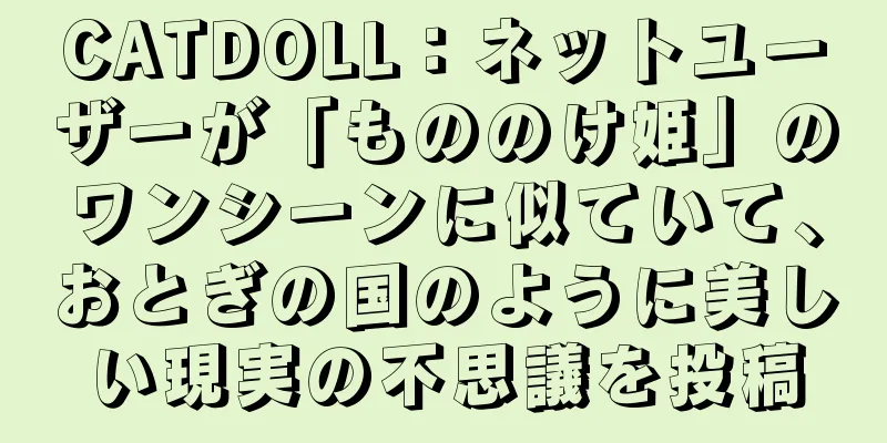 CATDOLL：ネットユーザーが「もののけ姫」のワンシーンに似ていて、おとぎの国のように美しい現実の不思議を投稿