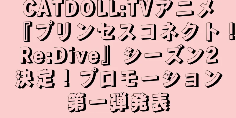 CATDOLL:TVアニメ『プリンセスコネクト！Re:Dive』シーズン2決定！プロモーション第一弾発表
