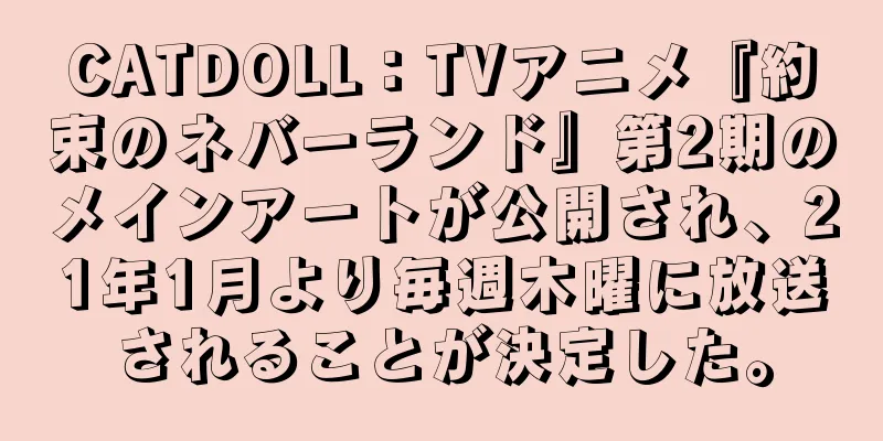 CATDOLL：TVアニメ『約束のネバーランド』第2期のメインアートが公開され、21年1月より毎週木曜に放送されることが決定した。