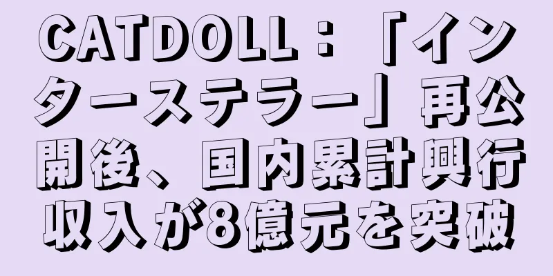 CATDOLL：「インターステラー」再公開後、国内累計興行収入が8億元を突破