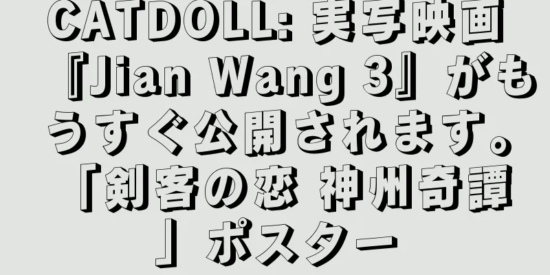 CATDOLL: 実写映画『Jian Wang 3』がもうすぐ公開されます。 「剣客の恋 神州奇譚」ポスター