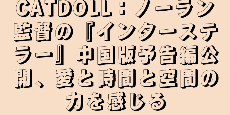 CATDOLL：ノーラン監督の『インターステラー』中国版予告編公開、愛と時間と空間の力を感じる