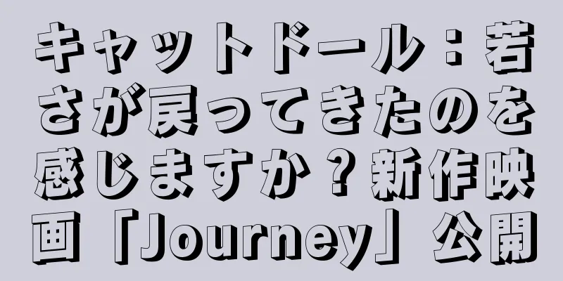 キャットドール：若さが戻ってきたのを感じますか？新作映画「Journey」公開