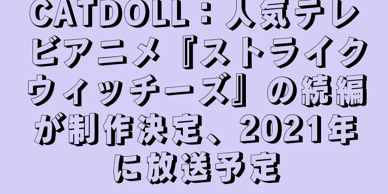 CATDOLL：人気テレビアニメ『ストライクウィッチーズ』の続編が制作決定、2021年に放送予定