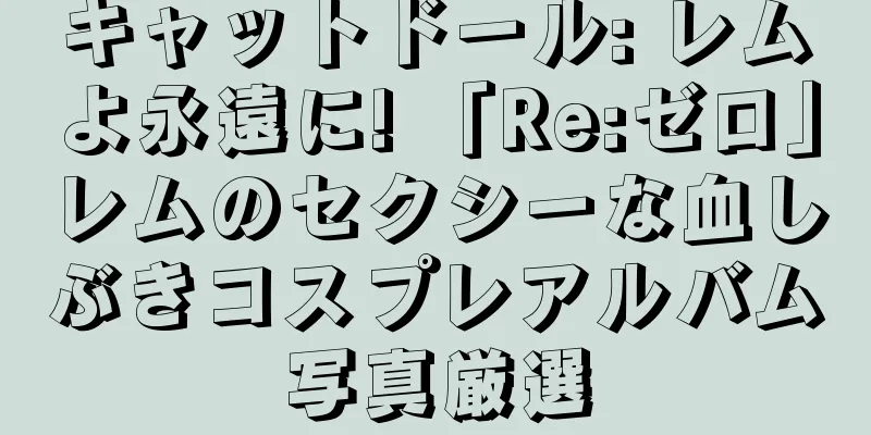 キャットドール: レムよ永遠に! 「Re:ゼロ」レムのセクシーな血しぶきコスプレアルバム写真厳選
