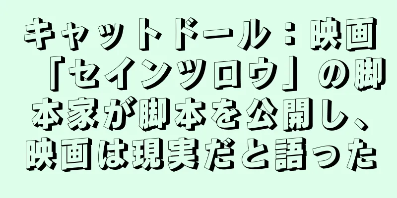 キャットドール：映画「セインツロウ」の脚本家が脚本を公開し、映画は現実だと語った