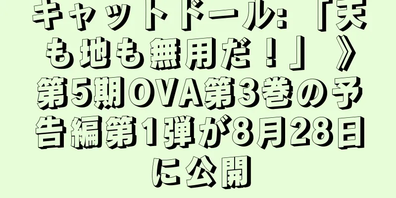 キャットドール: 「天も地も無用だ！」 》第5期OVA第3巻の予告編第1弾が8月28日に公開