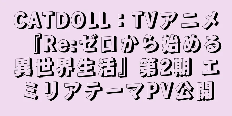 CATDOLL：TVアニメ『Re:ゼロから始める異世界生活』第2期 エミリアテーマPV公開