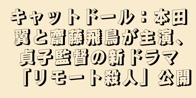 キャットドール：本田翼と齋藤飛鳥が主演、貞子監督の新ドラマ「リモート殺人」公開