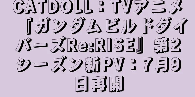 CATDOLL：TVアニメ『ガンダムビルドダイバーズRe:RISE』第2シーズン新PV：7月9日再開
