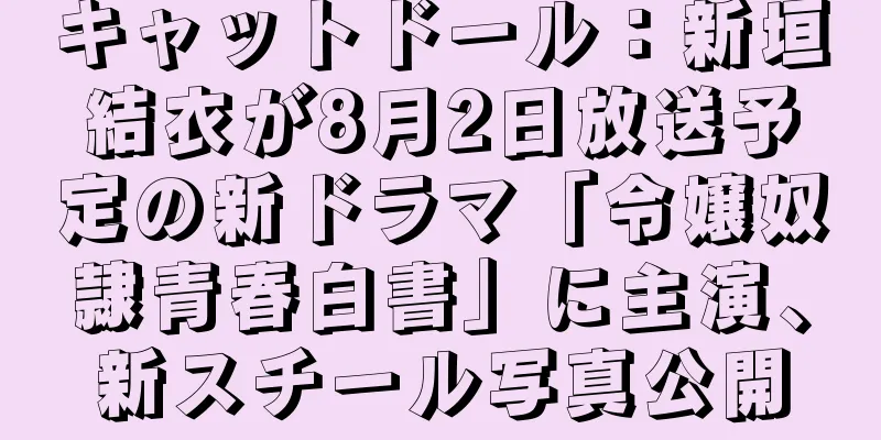 キャットドール：新垣結衣が8月2日放送予定の新ドラマ「令嬢奴隷青春白書」に主演、新スチール写真公開