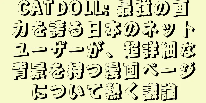 CATDOLL: 最強の画力を誇る日本のネットユーザーが、超詳細な背景を持つ漫画ページについて熱く議論