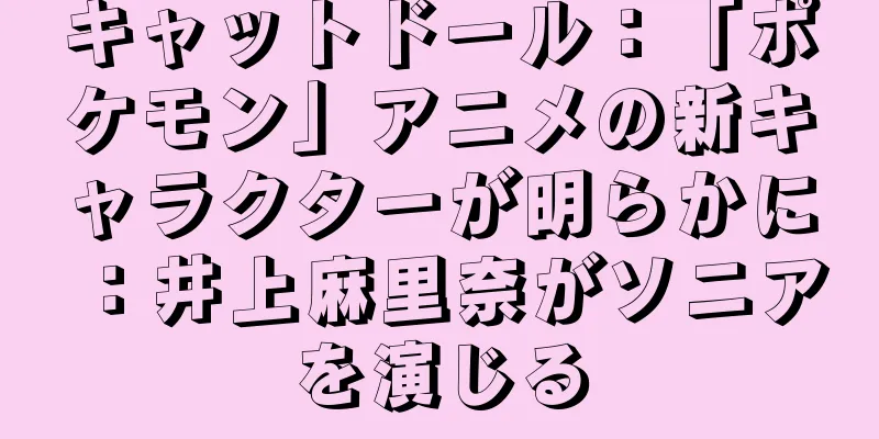 キャットドール：「ポケモン」アニメの新キャラクターが明らかに：井上麻里奈がソニアを演じる