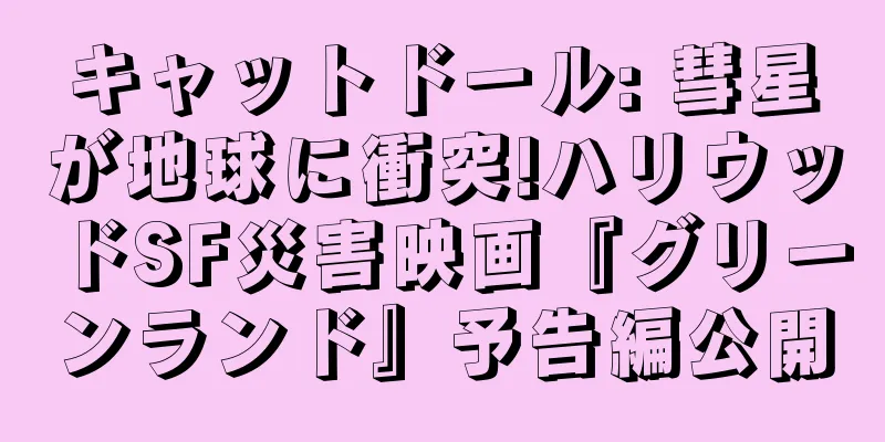 キャットドール: 彗星が地球に衝突!ハリウッドSF災害映画『グリーンランド』予告編公開