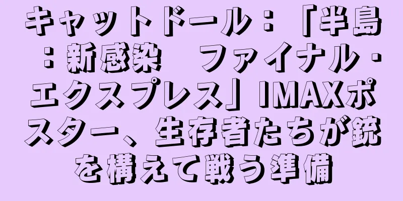 キャットドール：「半島：新感染　ファイナル・エクスプレス」IMAXポスター、生存者たちが銃を構えて戦う準備