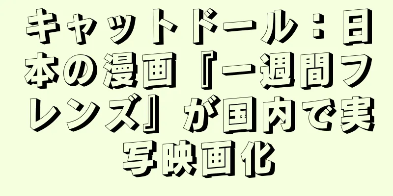 キャットドール：日本の漫画『一週間フレンズ』が国内で実写映画化