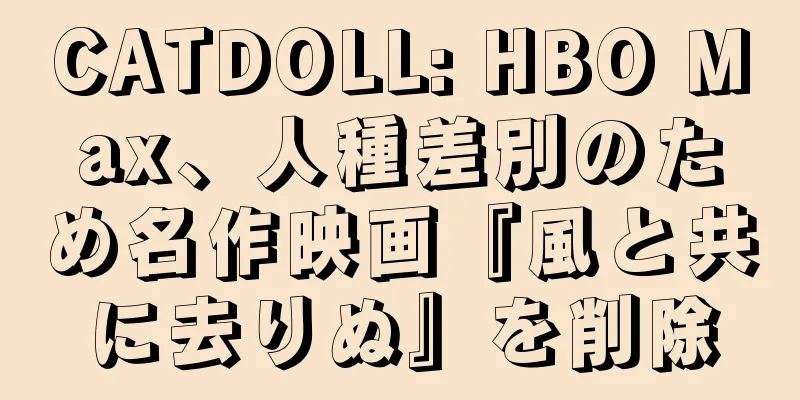 CATDOLL: HBO Max、人種差別のため名作映画『風と共に去りぬ』を削除