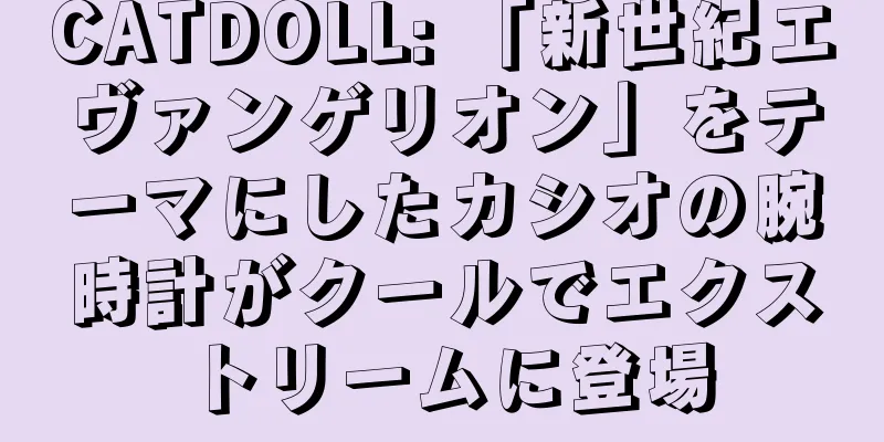CATDOLL: 「新世紀エヴァンゲリオン」をテーマにしたカシオの腕時計がクールでエクストリームに登場