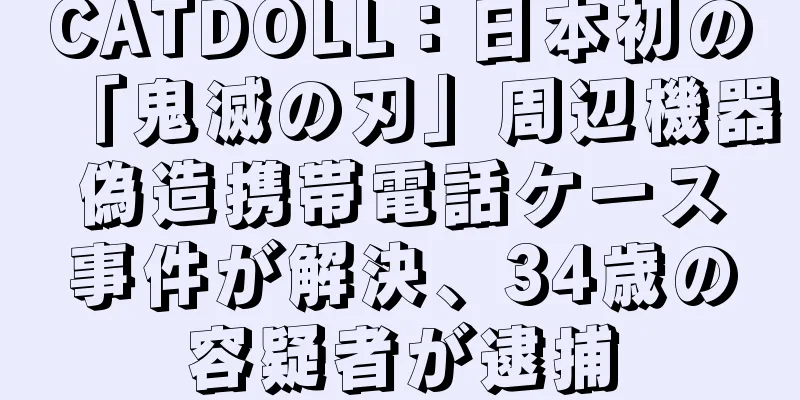 CATDOLL：日本初の「鬼滅の刃」周辺機器偽造携帯電話ケース事件が解決、34歳の容疑者が逮捕