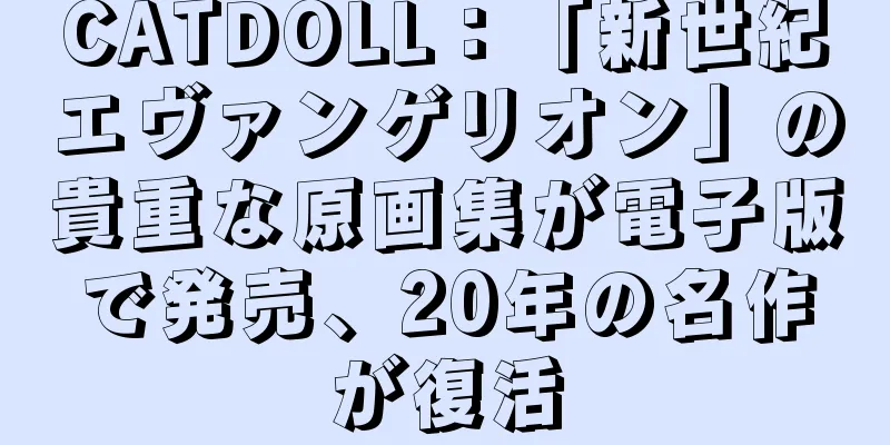 CATDOLL：「新世紀エヴァンゲリオン」の貴重な原画集が電子版で発売、20年の名作が復活