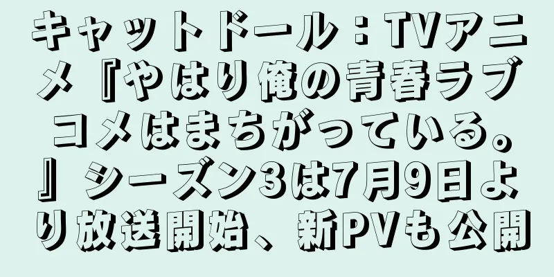 キャットドール：TVアニメ『やはり俺の青春ラブコメはまちがっている。』シーズン3は7月9日より放送開始、新PVも公開