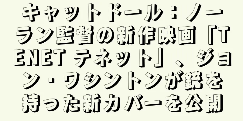 キャットドール：ノーラン監督の新作映画「TENET テネット」、ジョン・ワシントンが銃を持った新カバーを公開