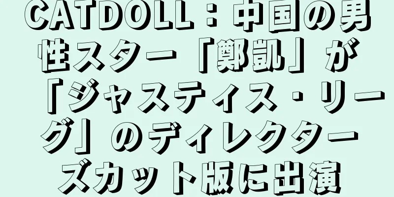 CATDOLL：中国の男性スター「鄭凱」が「ジャスティス・リーグ」のディレクターズカット版に出演