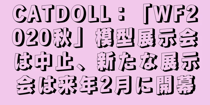 CATDOLL：「WF2020秋」模型展示会は中止、新たな展示会は来年2月に開幕
