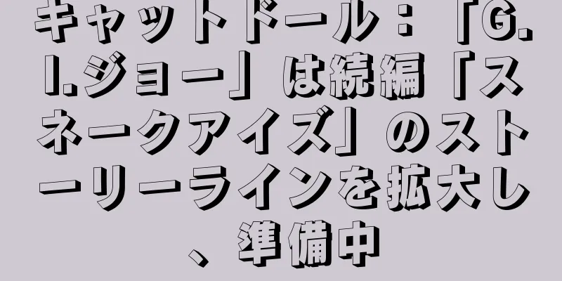 キャットドール：「G.I.ジョー」は続編「スネークアイズ」のストーリーラインを拡大し、準備中