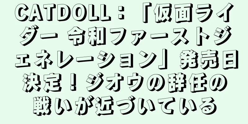 CATDOLL：「仮面ライダー 令和ファーストジェネレーション」発売日決定！ジオウの辞任の戦いが近づいている