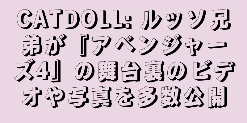 CATDOLL: ルッソ兄弟が『アベンジャーズ4』の舞台裏のビデオや写真を多数公開