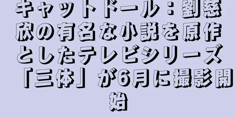 キャットドール：劉慈欣の有名な小説を原作としたテレビシリーズ「三体」が6月に撮影開始