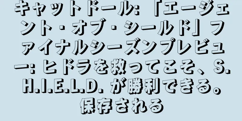 キャットドール: 「エージェント・オブ・シールド」ファイナルシーズンプレビュー: ヒドラを救ってこそ、S.H.I.E.L.D. が勝利できる。保存される