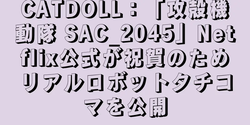 CATDOLL：「攻殻機動隊 SAC_2045」Netflix公式が祝賀のためリアルロボットタチコマを公開
