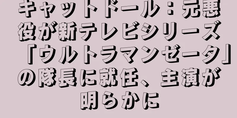 キャットドール：元悪役が新テレビシリーズ「ウルトラマンゼータ」の隊長に就任、主演が明らかに