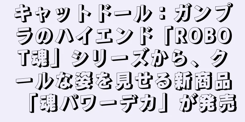 キャットドール：ガンプラのハイエンド「ROBOT魂」シリーズから、クールな姿を見せる新商品「魂パワーデカ」が発売