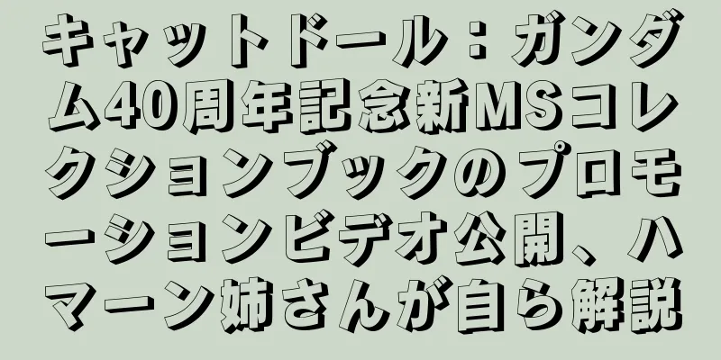 キャットドール：ガンダム40周年記念新MSコレクションブックのプロモーションビデオ公開、ハマーン姉さんが自ら解説