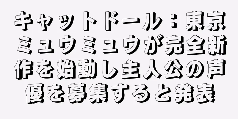 キャットドール：東京ミュウミュウが完全新作を始動し主人公の声優を募集すると発表
