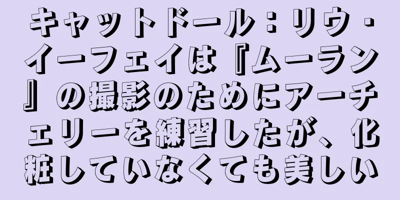 キャットドール：リウ・イーフェイは『ムーラン』の撮影のためにアーチェリーを練習したが、化粧していなくても美しい