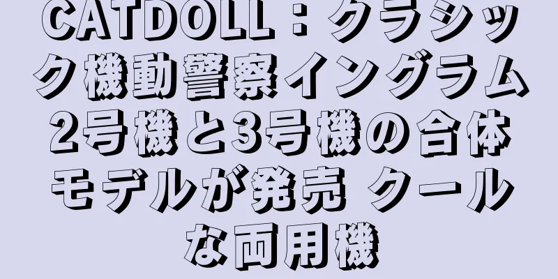 CATDOLL：クラシック機動警察イングラム2号機と3号機の合体モデルが発売 クールな両用機