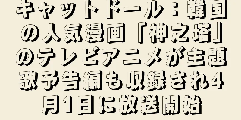 キャットドール：韓国の人気漫画「神之塔」のテレビアニメが主題歌予告編も収録され4月1日に放送開始