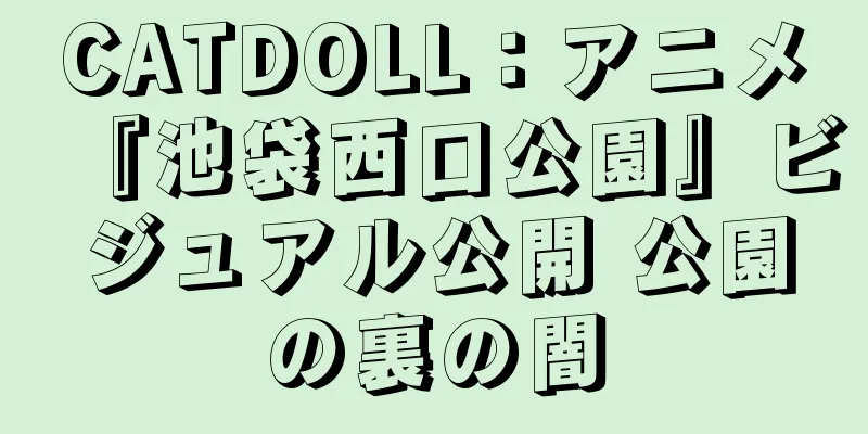 CATDOLL：アニメ『池袋西口公園』ビジュアル公開 公園の裏の闇