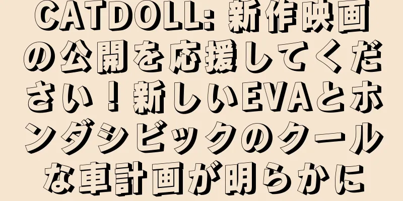 CATDOLL: 新作映画の公開を応援してください！新しいEVAとホンダシビックのクールな車計画が明らかに